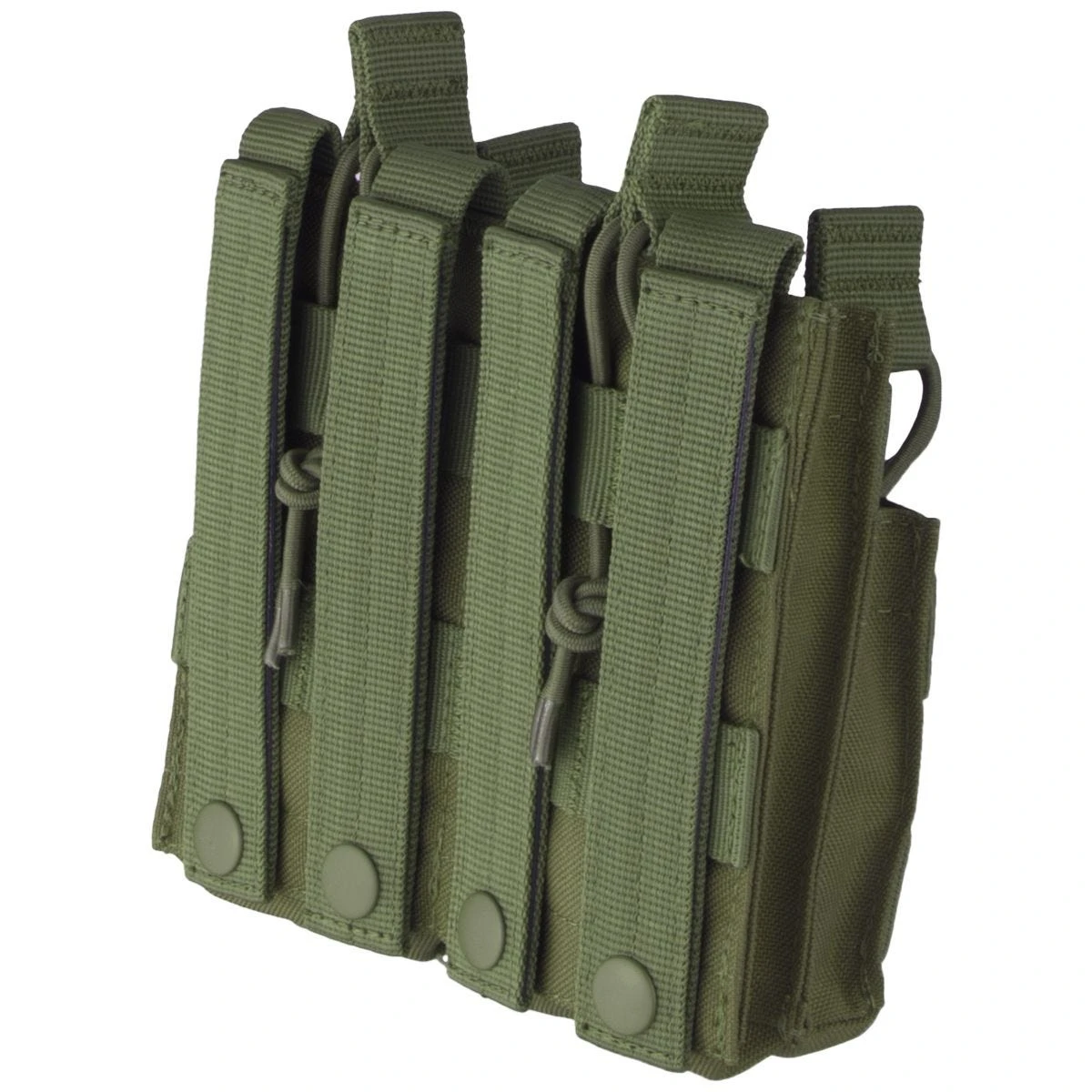 Condor Double Stacker M4/M16 Mag Pouch Olive Drab 4 Condor Double Stacker M4/M16 Mag Pouch Olive Drab - Image 2