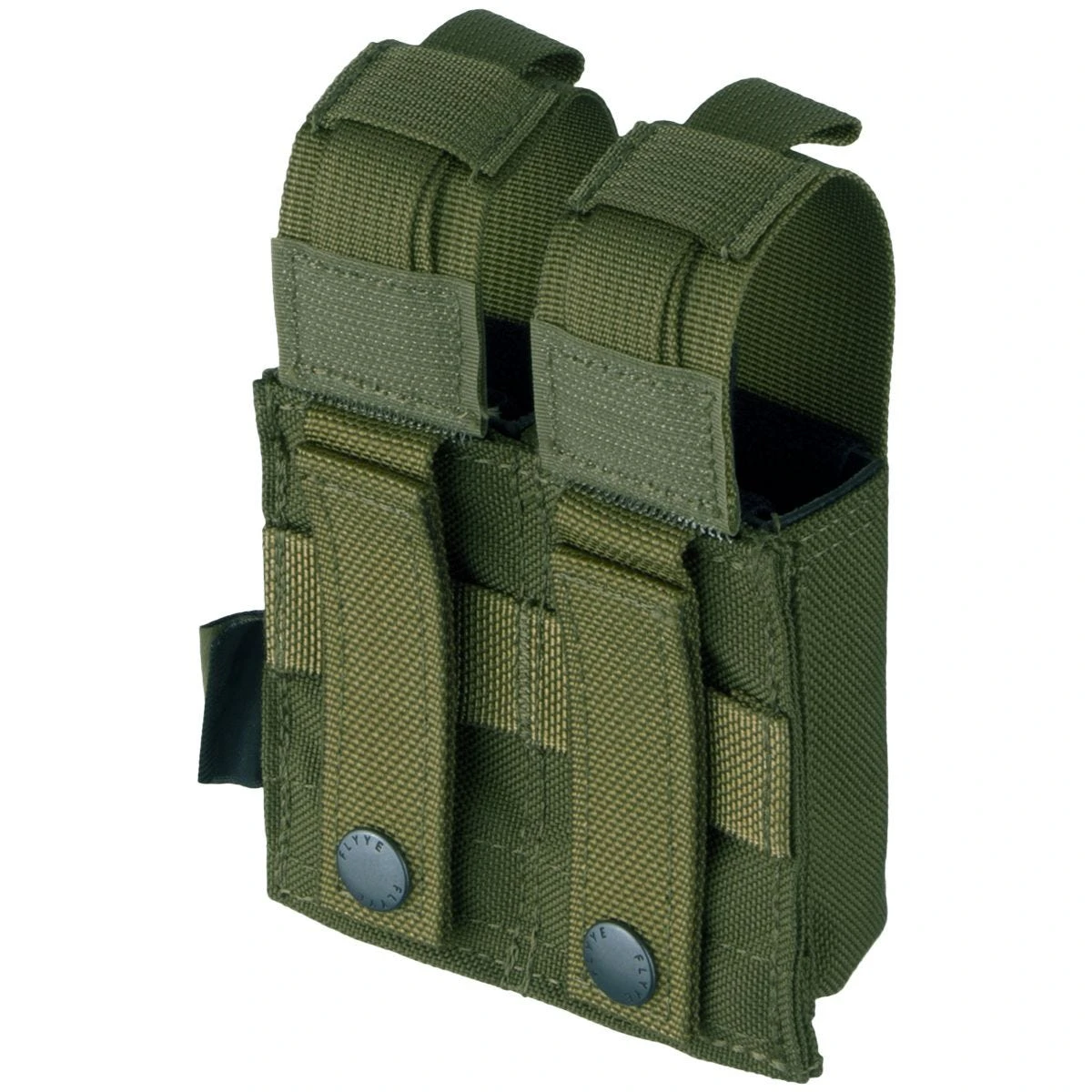Flyye Double 9mm Pistol Magazine Pouch Ver. HP MOLLE Olive Drab 4 Flyye Double 9mm Pistol Magazine Pouch Ver. HP MOLLE Olive Drab - Image 2