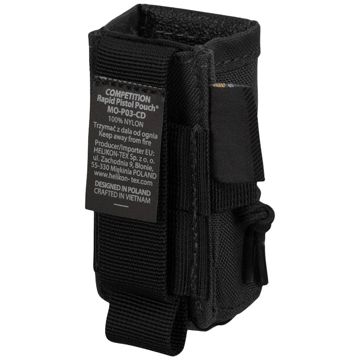 Helikon Competition Rapid Pistol Magazine Pouch Black 4 Helikon Competition Rapid Pistol Magazine Pouch Black - Image 2
