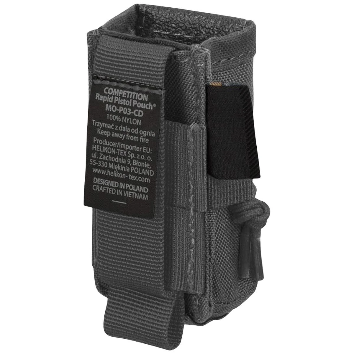Helikon Competition Rapid Pistol Magazine Pouch Shadow Gray 4 Helikon Competition Rapid Pistol Magazine Pouch Shadow Gray - Image 2