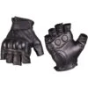 Mil-Tec Tactical Fingerless Leather Gloves Black 2 Mil-Tec Tactical Fingerless Leather Gloves Black -TactiFlex Sales Shop Mil Tec Tactical Fingerless Leather Gloves Black 1