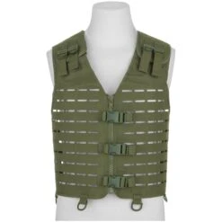 Mil-Tec Laser Cut Carrier Vest Olive