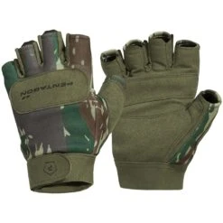 Pentagon 1/2 Duty Mechanic Gloves Greek Lizard