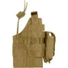 Condor Ambidextrous Holster Coyote Brown -TactiFlex Sales Shop condor glock ambidextrous holster coyote brown 01