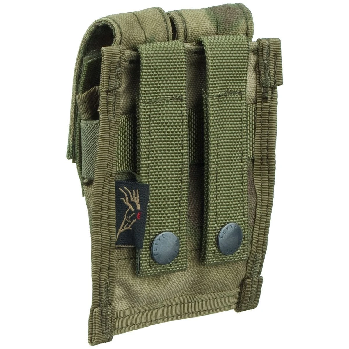 Flyye Double 9mm Magazine Pouch MOLLE A-TACS FG 4 Flyye Double 9mm Magazine Pouch MOLLE A-TACS FG - Image 2