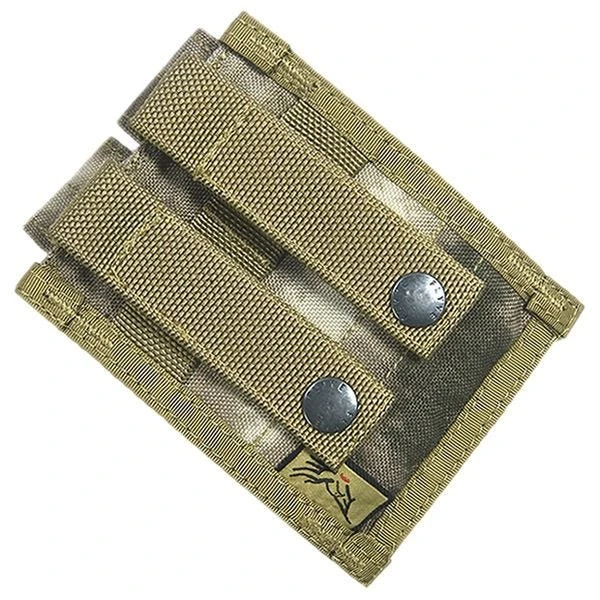 Flyye Double 9mm Magazine Pouch MOLLE A-TACS AU 6 Flyye Double 9mm Magazine Pouch MOLLE A-TACS AU - Image 4