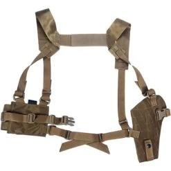Flyye Shoulder Holster System Panel MOLLE Coyote Brown -TactiFlex Sales Shop flyye shoulder molle system panel COYOTE NEW 2 2