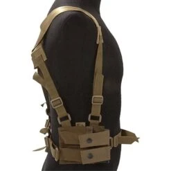 Flyye Shoulder Holster System Panel MOLLE Coyote Brown -TactiFlex Sales Shop flyye shoulder molle system panel coyote 3b 2