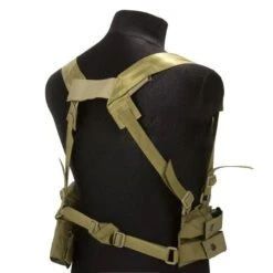 Flyye Shoulder Holster System Panel MOLLE Khaki -TactiFlex Sales Shop flyye shoulder molle system panel khaki 2b 2