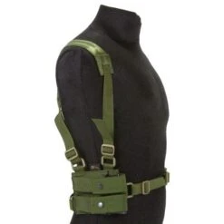 Flyye Shoulder Holster System Panel MOLLE Olive Drab -TactiFlex Sales Shop flyye shoulder molle system panel olive 3b 2