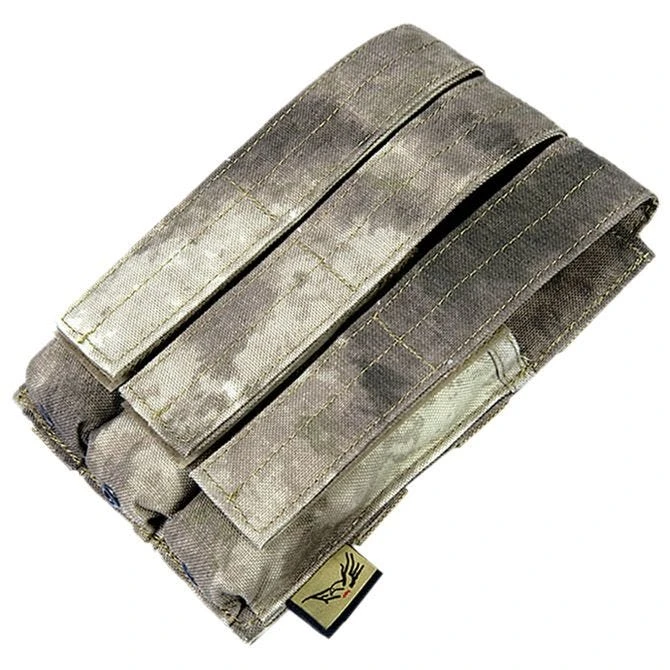 Flyye Triple MP5 Magazine Pouch MOLLE A-TACS AU 2 Flyye Triple MP5 Magazine Pouch MOLLE A-TACS AU