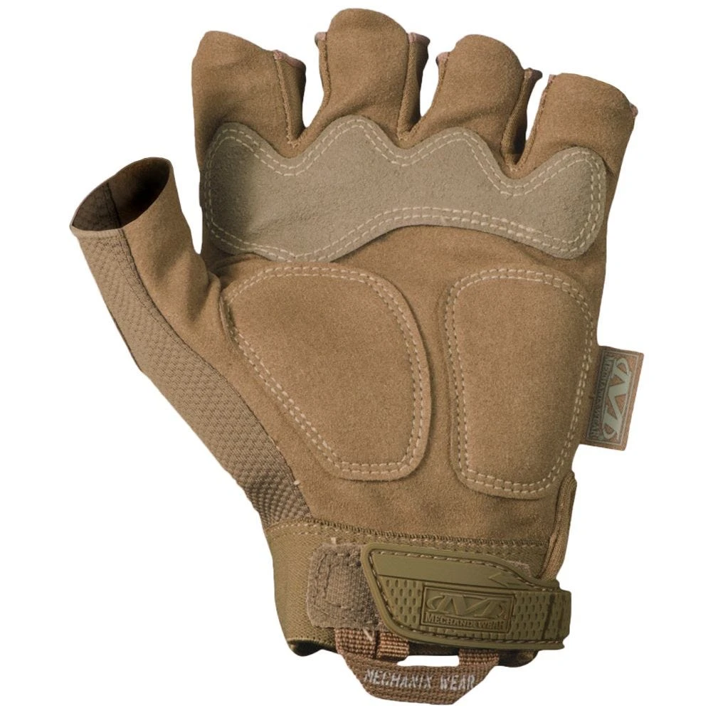 Mechanix Wear M-Pact Fingerless Gloves Coyote 4 Mechanix Wear M-Pact Fingerless Gloves Coyote - Image 2