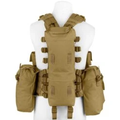 MFH South African Assault Vest Coyote Tan -TactiFlex Sales Shop mfh south african assault vest coyotet 4