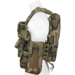 MFH South African Assault Vest Woodland -TactiFlex Sales Shop mfh south african vest woodland 3
