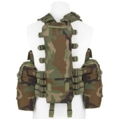 MFH South African Assault Vest Woodland -TactiFlex Sales Shop mfh south african vest woodland 4