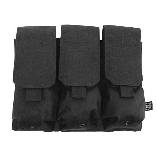 MFH Triple M4/M16 Magazine Pouch MOLLE Black 3 MFH Triple M4/M16 Magazine Pouch MOLLE Black