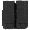 Mil-Tec Double M4/M16 Magazine Pouch MOLLE Black -TactiFlex Sales Shop mil tec double m4 m16 mag pouch black amaz 1 1