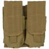 Mil-Tec Double M4/M16 Magazine Pouch MOLLE Coyote -TactiFlex Sales Shop mil tec double m4 m16 mag pouch coyote amaz 1 1