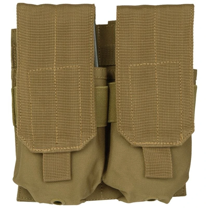 Mil-Tec Double M4/M16 Magazine Pouch MOLLE Coyote 2 Mil-Tec Double M4/M16 Magazine Pouch MOLLE Coyote