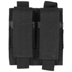 Mil-Tec Double Pistol Magazine Pouch Black