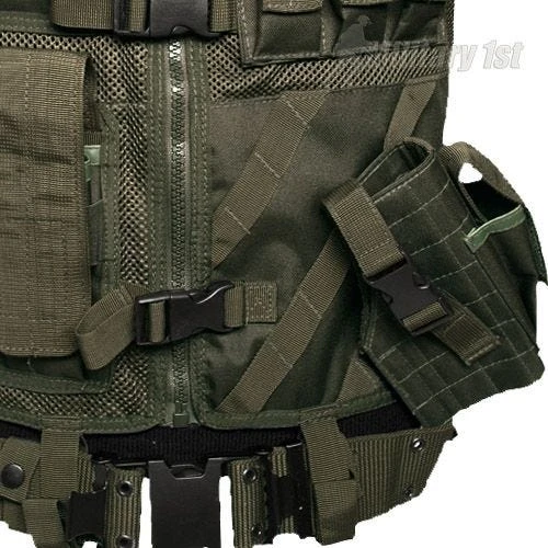 Mil-Tec USMC Tactical Vest Olive 6 Mil-Tec USMC Tactical Vest Olive - Image 4