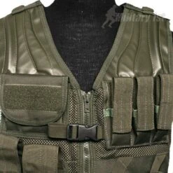 Mil-Tec USMC Tactical Vest Olive 7 Mil-Tec USMC Tactical Vest Olive -TactiFlex Sales Shop mil tec usmc vest olive 4 1