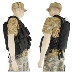 Mil-Tec South African Assault Vest Black -TactiFlex Sales Shop saav black4 1