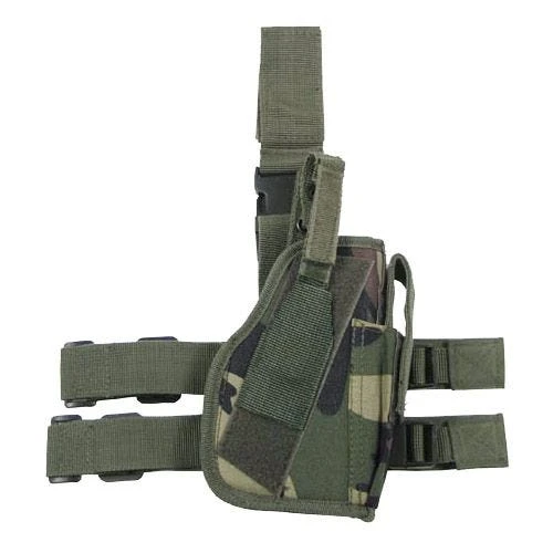 MFH Right Leg Holster Woodland 3 MFH Right Leg Holster Woodland